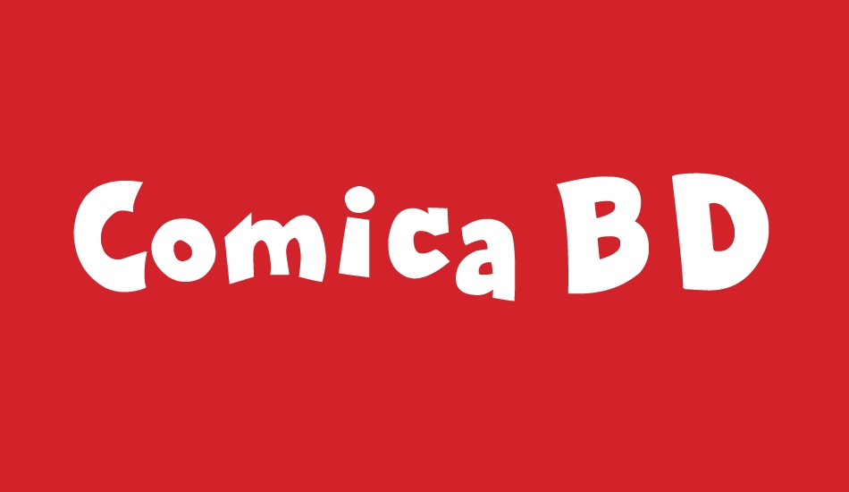 Comica BD Bold font big