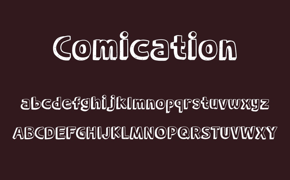 Comication font