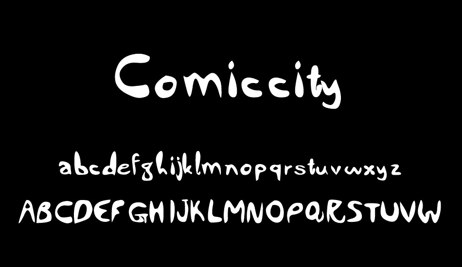 Comiccity font