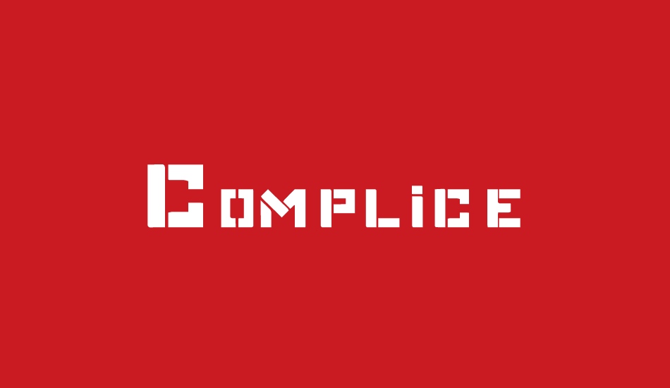 Complice font big