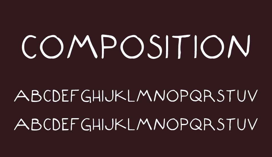 Composition font