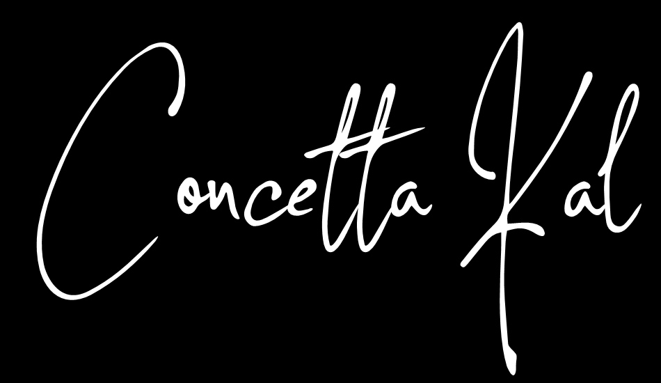 Concetta Kalvani font big