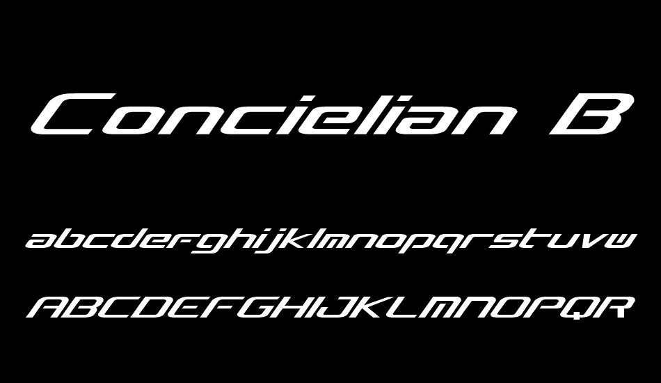 Concielian Break font