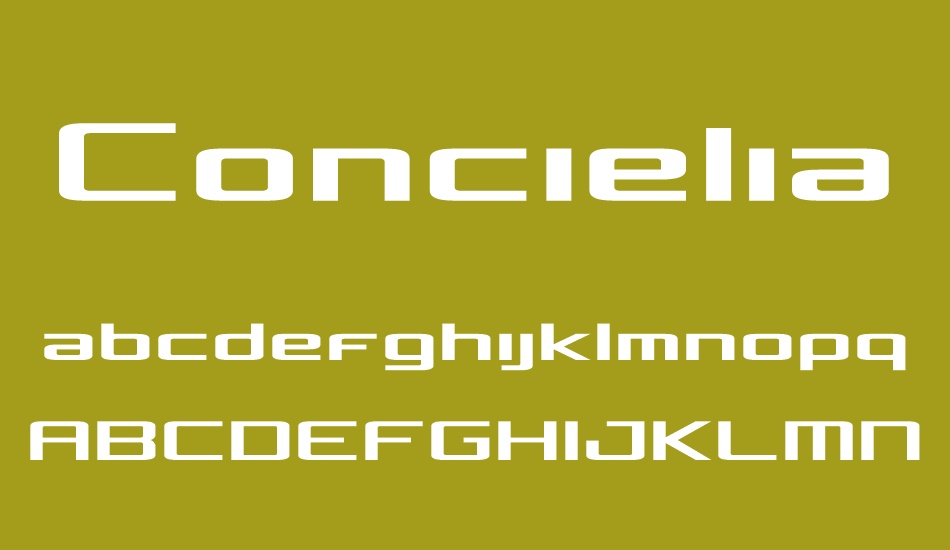 Concielian font