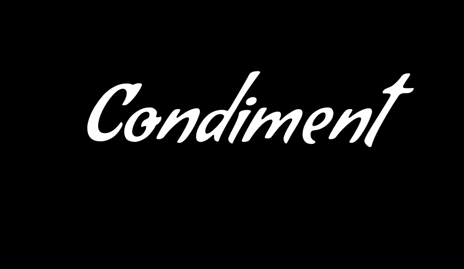 Condiment font big