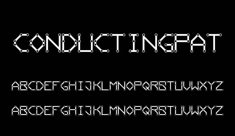 ConductingPaths font