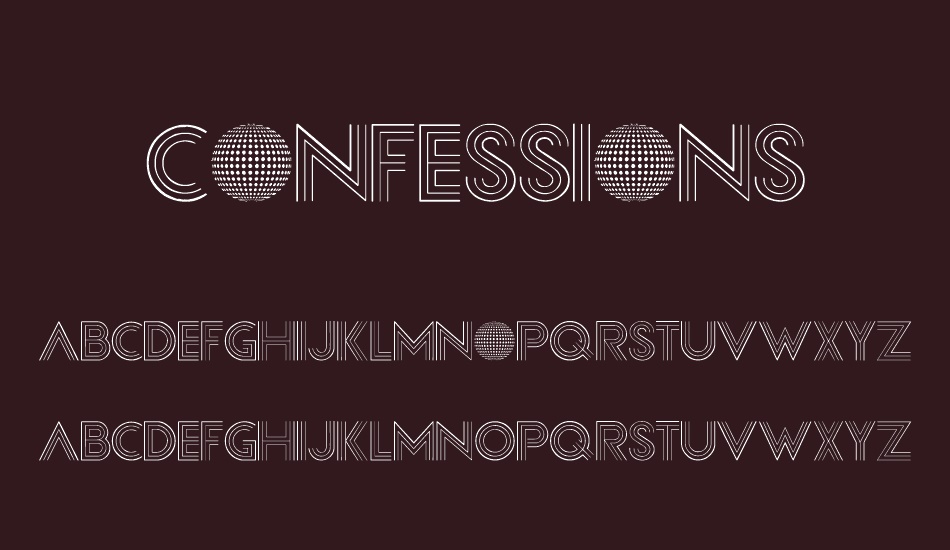 Confessions font