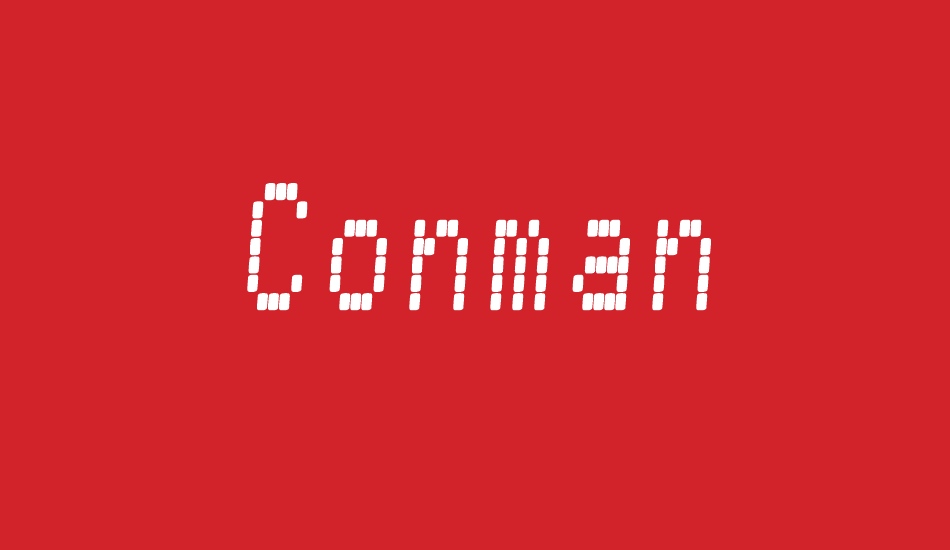 Conman font big