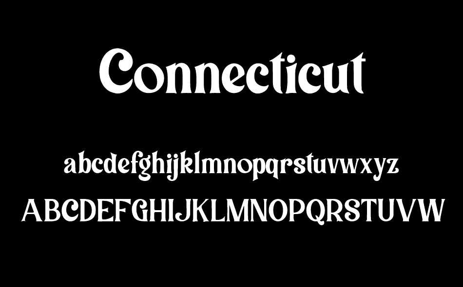 Connecticut font