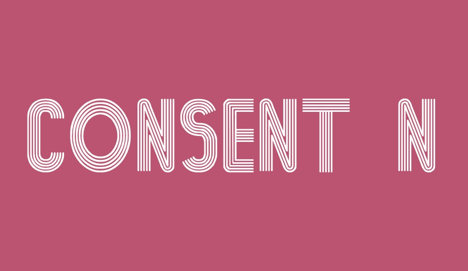 Consent Ny St font big