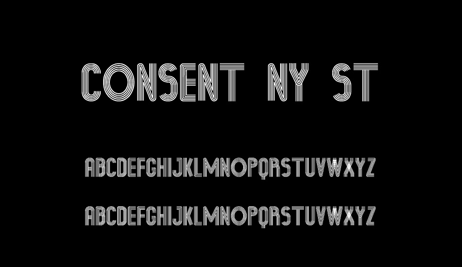 Consent Ny St font
