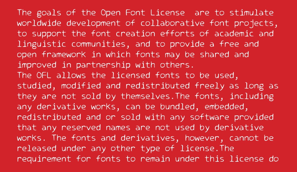 ConsoleFu font 1