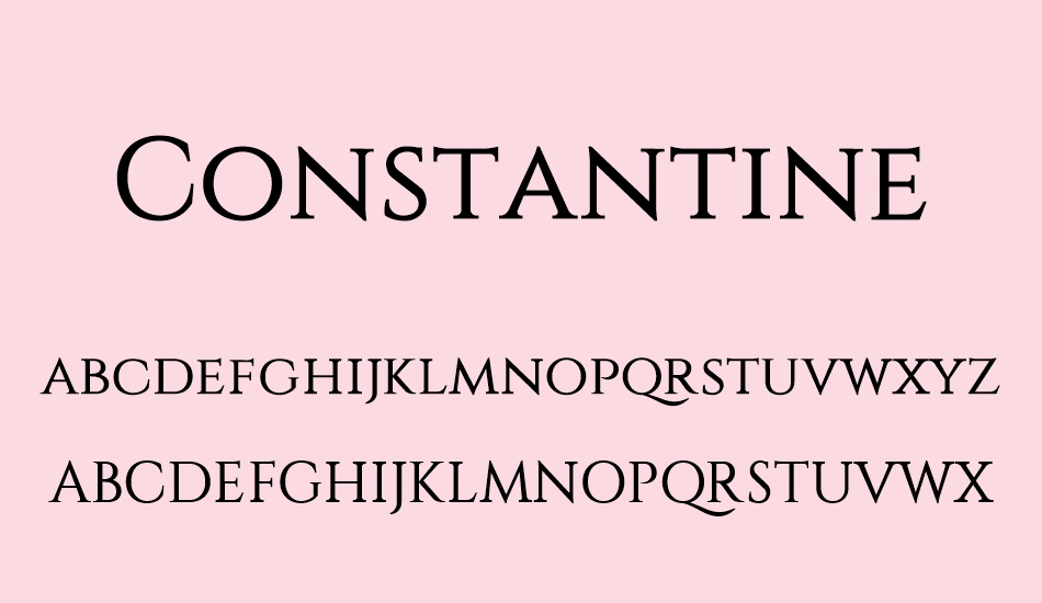 constantine font