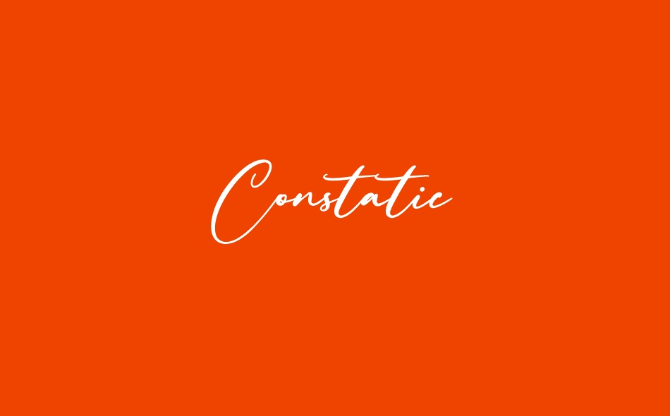 Constatic font big