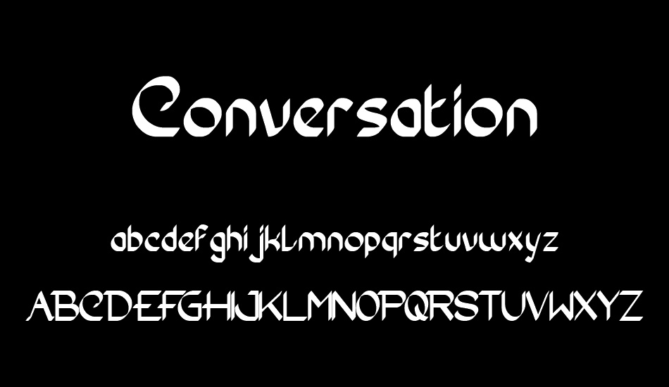 Conversation font