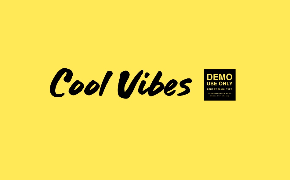 Cool Vibes font big