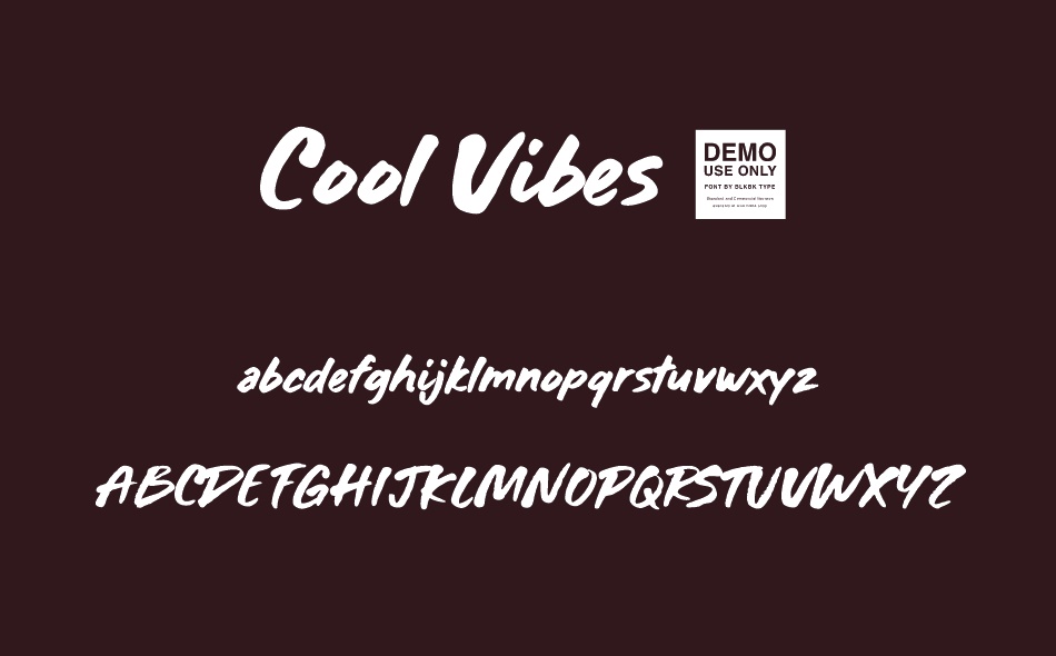 Cool Vibes font