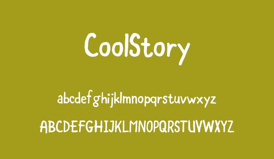 CoolStory regular font