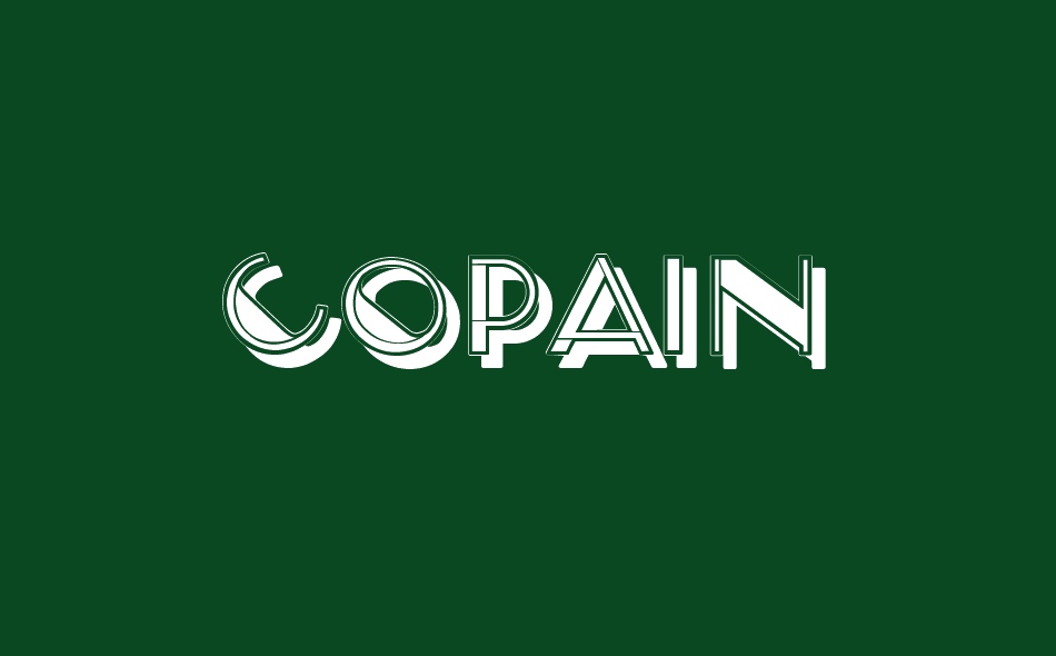 Copain font big