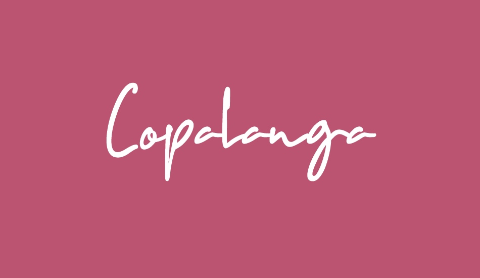 Copalanga font big