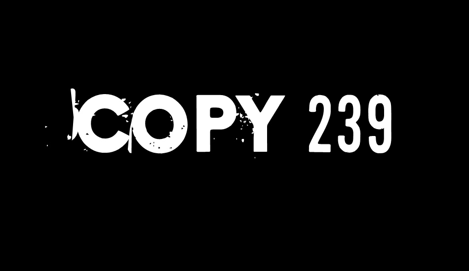 Copy 239 font big