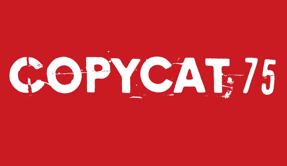 Copycat 759 font big