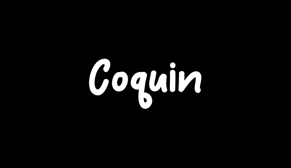 Coquin font big