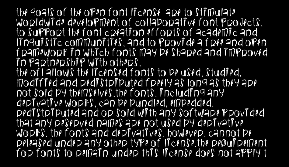 CoralGlow font 1