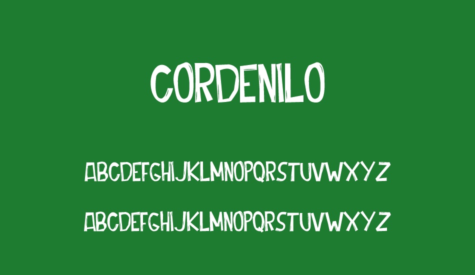 Cordenilo font