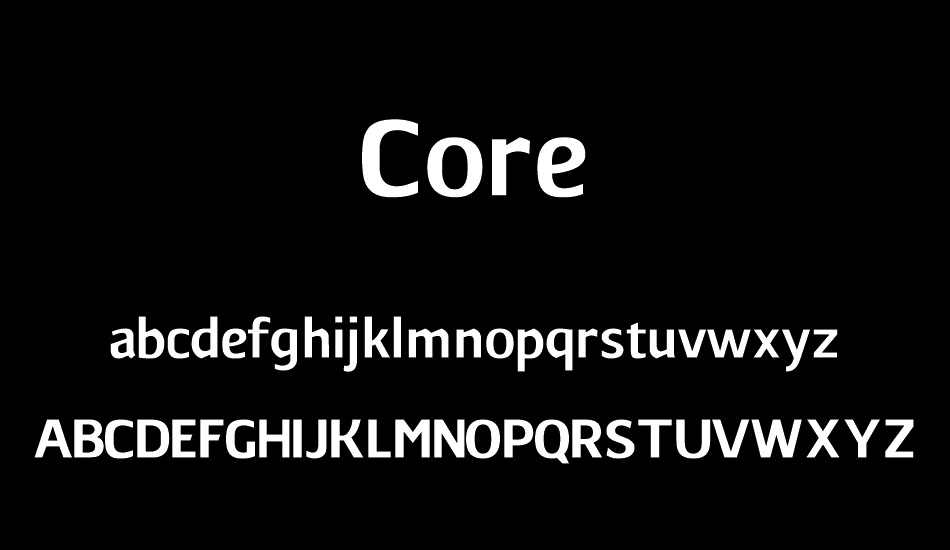 Core font