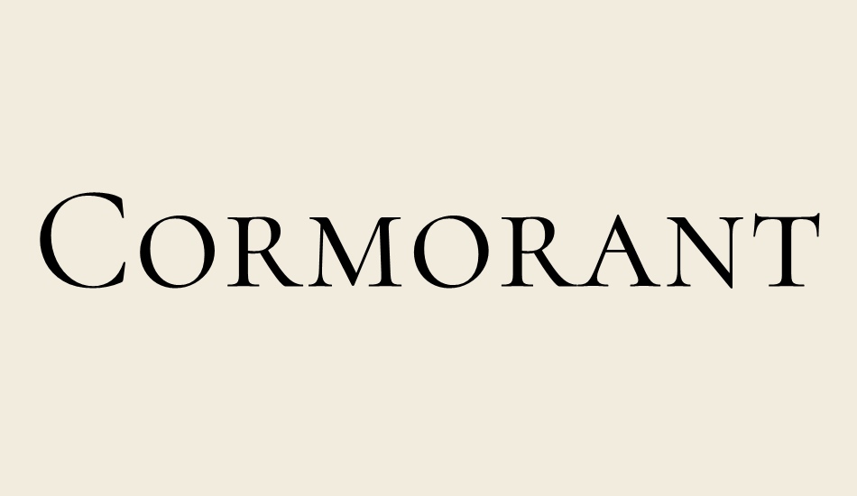 Cormorant SC free font