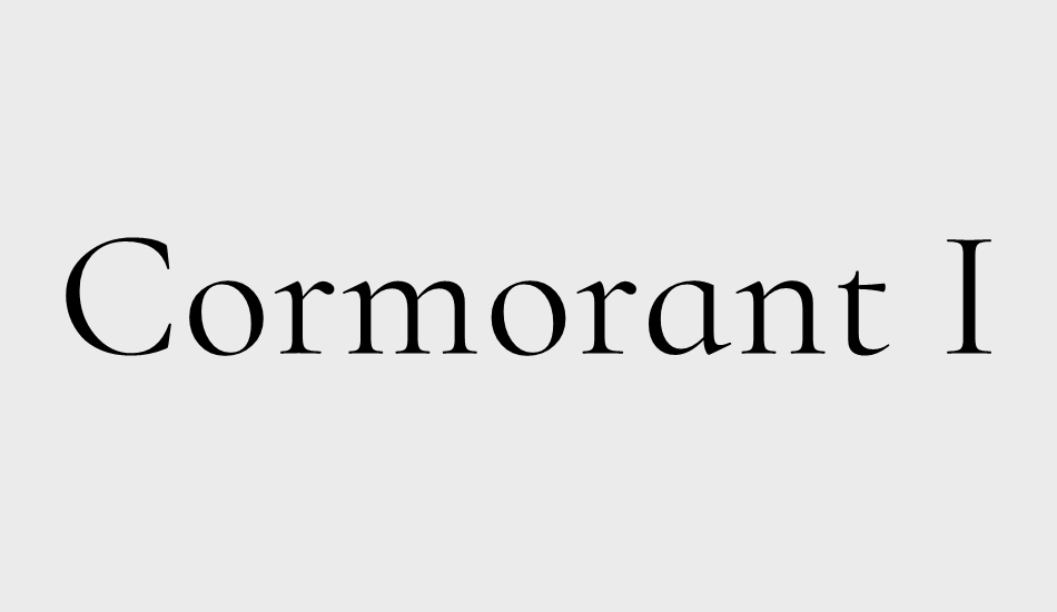 cormorant-ınfant font big