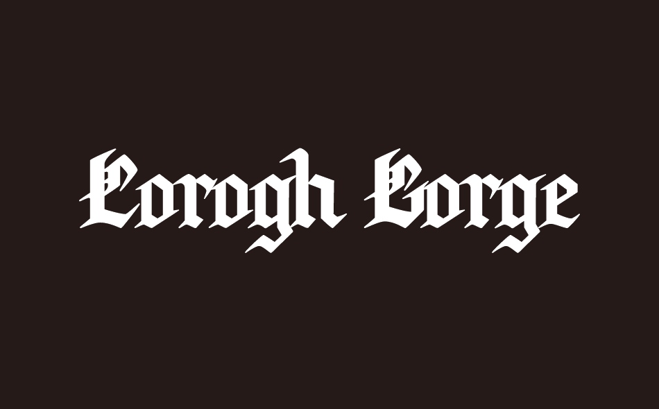 Corogh Gorge font big