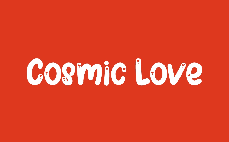 Cosmic Love font big