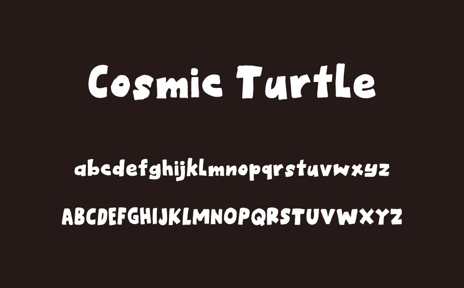Cosmic Turtle font