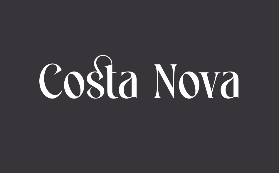 Costa Nova font big