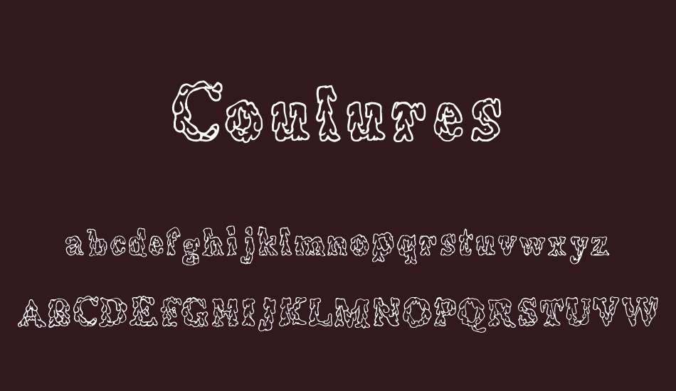 Coulures font