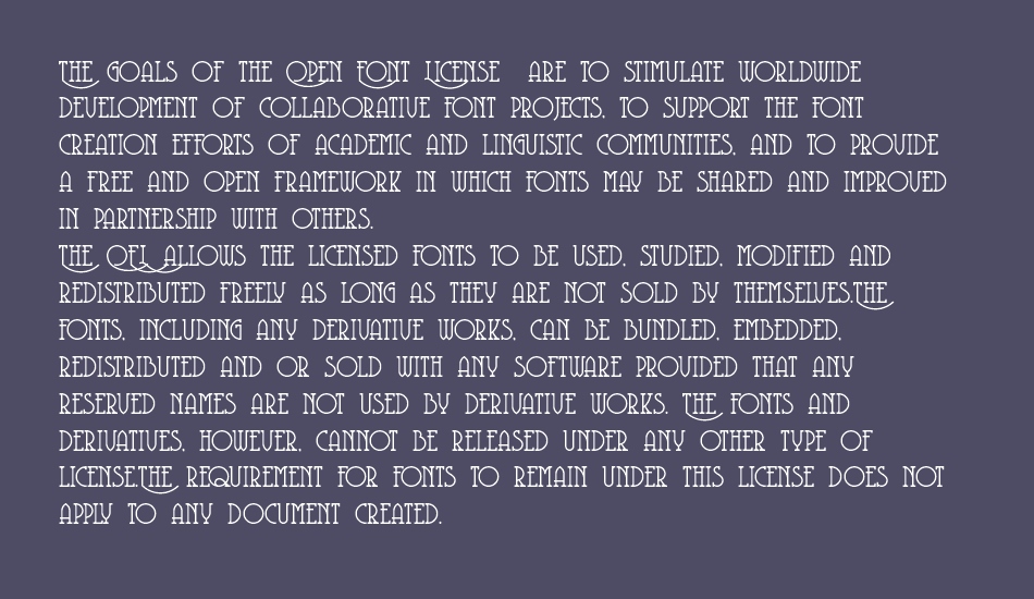 Coventry Garden NF font 1