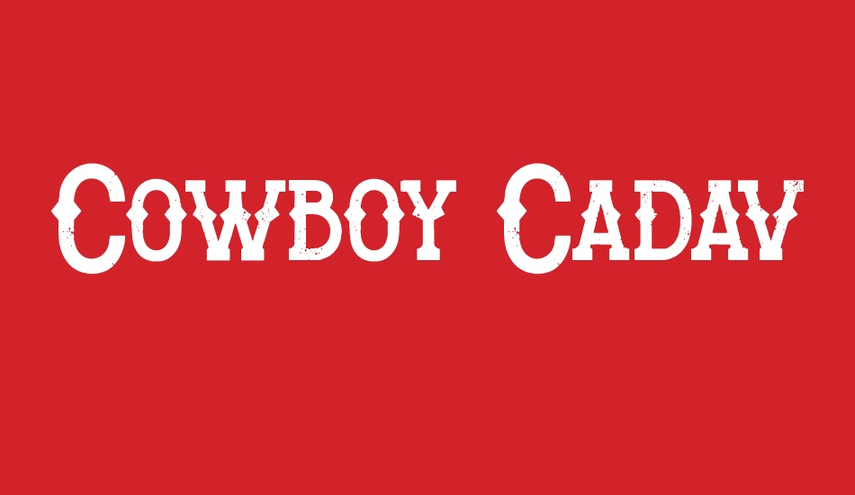 Cowboy Cadaver font big