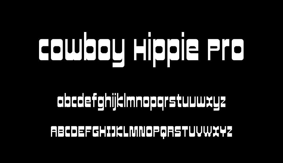 Cowboy Hippie Pro font