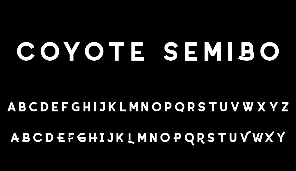 Coyote SemiBold DEMO font