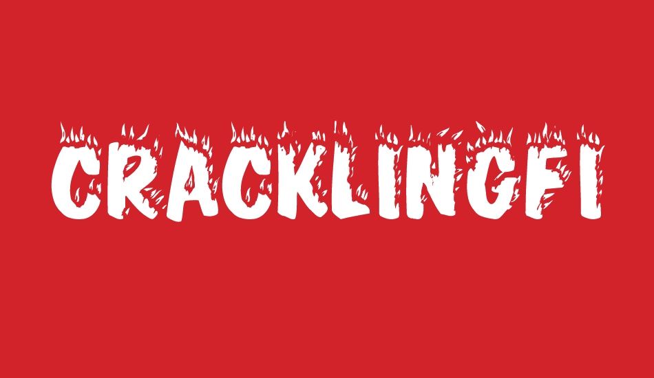 CracklingFire font big