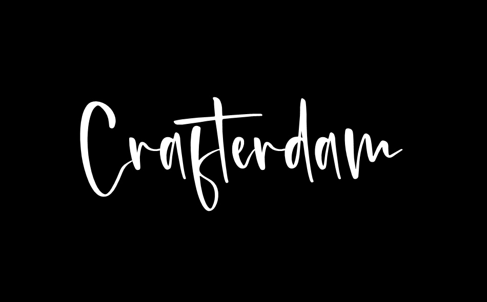 Crafterdam font big