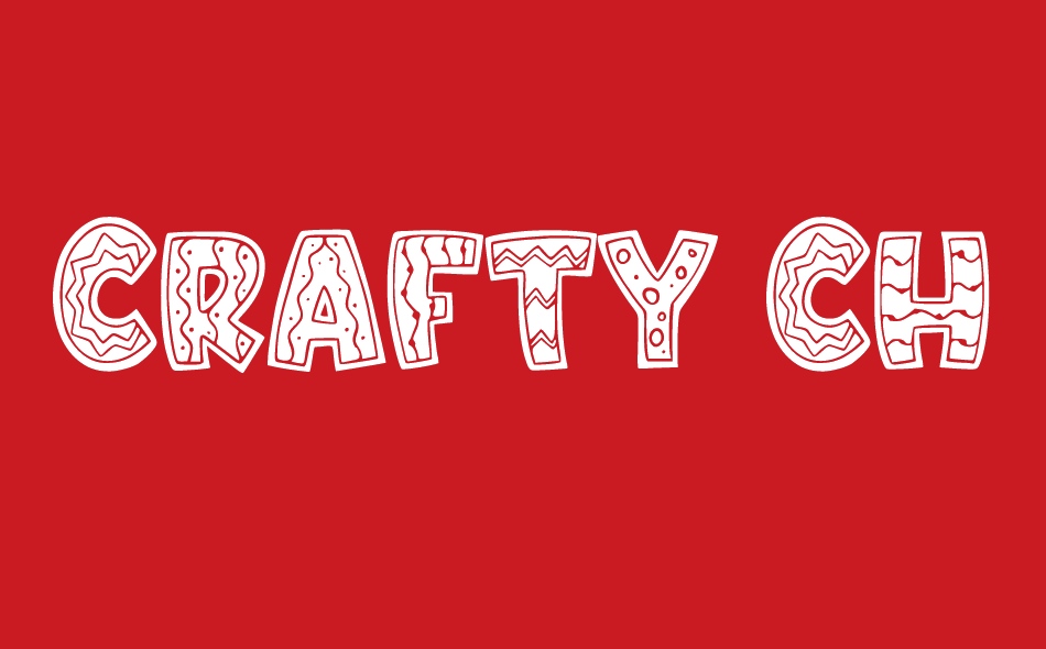 Crafty Christmas font big