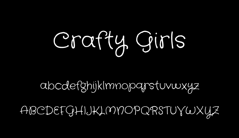Crafty Girls font