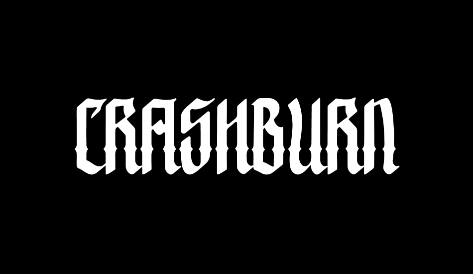 Crashburn font big