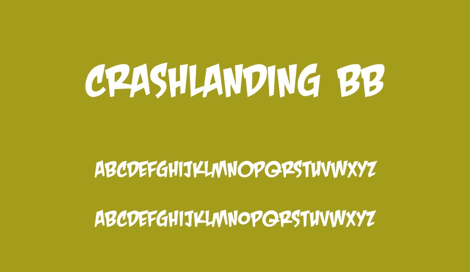 CrashLanding BB font