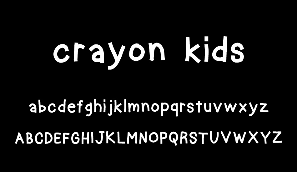 crayon kids font