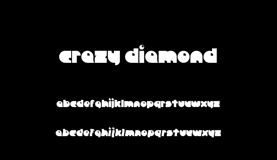 crazy-diamond font