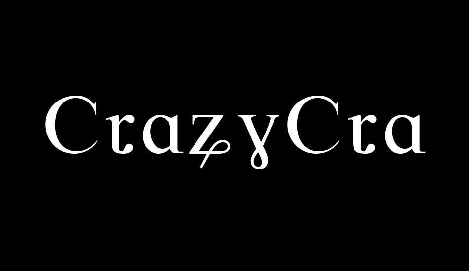 CrazyCrazy font big